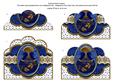 Blue Sapphire Perfume Em Anglaise Scallop Bottom Stacker