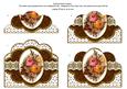 Harvest Roses 1 Embroidery Anglaise Scallop Bottom Stacker