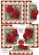 Red Rose Anglaise 5in Scallop Bottom Stacker