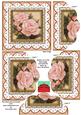 Pink Roses Anglaise 5in Scallop Bottom Stacker