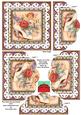 Lilac Shoe Fairy Anglaise 5in Quad Corner Stacker Card Front