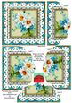 Blue Daisies Anglaise 5in Scallop Bottom Stacker