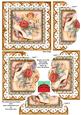 The Shoe Fairy Peach Anglaise 5in Scallop Bottom Stacker