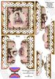 Oriental Blossom Girl Lace 5in Top Bottom Scallop Stacker