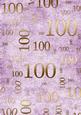 Lilac and Gold 100th Birthday A4 Backing Paper