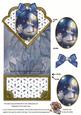 Christmas Candle Angel Lace Scallop Spring Decoupage Card