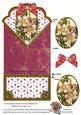 Christmas Roses Anglaise Scallop Spring Decoupage Card