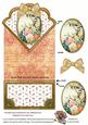 Oriental Birds 1 Anglaise Scallop Spring Decoupage Card