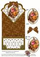 Harvest Rose Anglaise Scallop Spring Decoupage Card