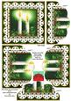 Christmas Candle Duo Anglaise 5in Scallop Bottom Stacker