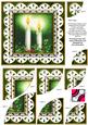 Candle Duo Anglaise 6in Duo Corner Stacker Card Front
