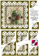 Colourful Panises Green Anglaise 6in Duo Corner Stacker