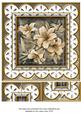Grey Lily Anglaise 8inch Topper Picture Sheet