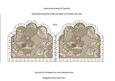 Bride and Groom Natural 2 Anglaise Matching Card Insert