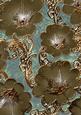 Aqua Natural 4 Giant Florals A4 Backing Paper