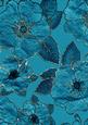 Aquamarine 10 Big Blooms A4 Backing Paper