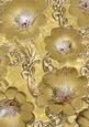 Gold 4 Giant Florals A4 Backing Paper