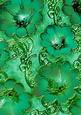 Green 5 Giant Florals A4 Backing Paper