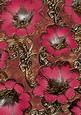 Pink 3 Giant Florals A4 Backing Paper