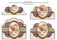 Shoe Fairy Lilac Embroidery Anglaise Scallop Bottom Stacker