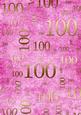 Pink and Gold 100th Birthday A4 Backing Paper