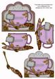 No 1 Sister Lilac Cup 3D Decoupage Sheet
