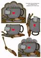 I Love Coffee Birthday Grey Cup 3D Decoupage Sheet