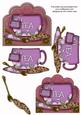 Lilac Tea Birthday Cup 3D Decoupage Sheet