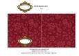 Colourful Pansies Red Plain 5inch Cut and Fold Card