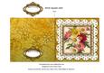 Crazee Daisies Gold 1 Anglaise 5inch Cut and Fold Card