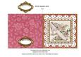 Wedding Shoe Anglaise 5inch Cut and Fold Card