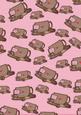 Pink Love Chocolate 70 Today Cup A4 Backing Paper