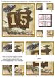Vintage Racing Car 15th Birthday 5in Corner Stacker