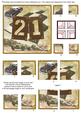 Vintage Racing Car 21st Birthday 5in Corner Stacker
