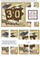 Vintage Racing Car 30th Birthday 5in Corner Stacker