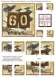 Vintage Racing Car 60th Birthday 5in Corner Stacker