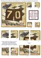 Vintage Racing Car 70th Birthday 5in Corner Stacker