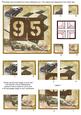 Vintage Racing Car 95th Birthday 5in Corner Stacker