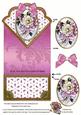 Pink Wedding Rose Anglaise Scallop Spring Decoupage Card