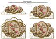 Natural and Pink Rose Best Wishes Scallop Bottom Stacker