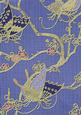 Oriental Blue Floral 1 Floral A4 Backing Paper