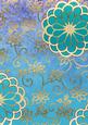Oriental Birds 3a Floral A4 Backing Paper