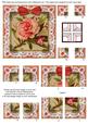 Lace Oriental Peony 5in All 4 Corner Stacker