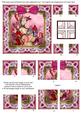 Lace Sweet Peas 5in All 4 Corner Stacker