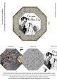 Wedding Couple 1 Octagon Locket Card Front