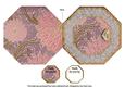 Pink Wedding Rose Octagon Lace Locket Fold Card