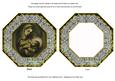 Mother Mary Octagon Card Base Shaker Frame