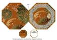 Harvest Roses Birthday Octagon Lace Locket Fold Card