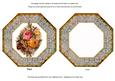 Harvest Rose Birthday Octagon Lace Card Base Shaker Frame