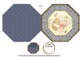 Baby Boy Octagon Lace Picture Fold Card